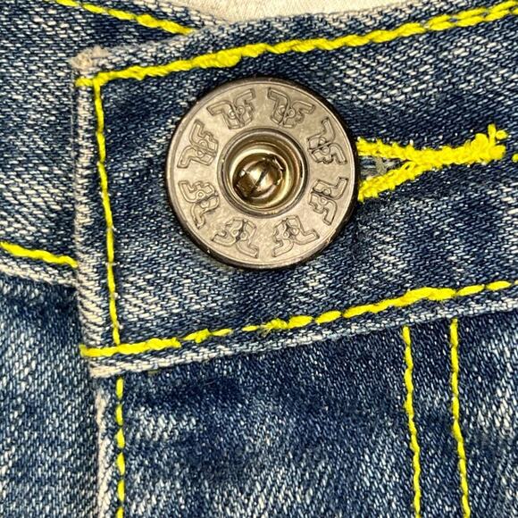 Vintage Two One Five Y2K Camo Pockets Denim Jeans - Picture 10 of 12